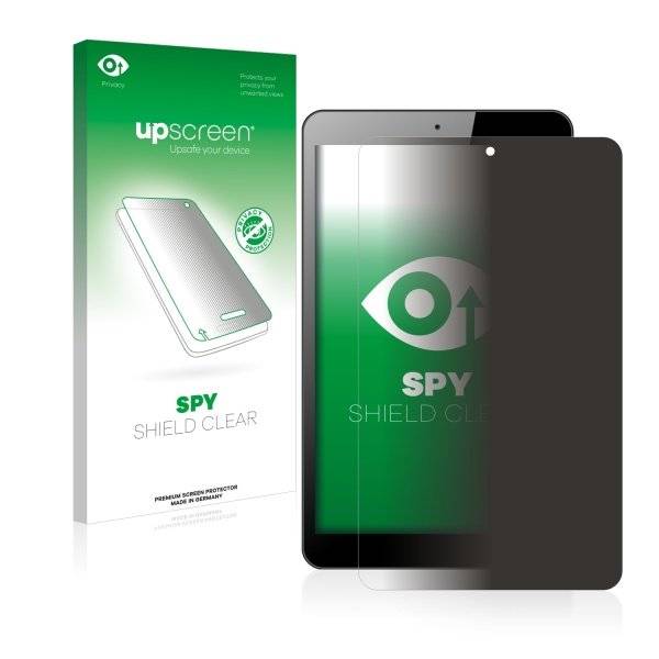 upscreen Spy Shield Clear Premium Blickschutzfolie für Prestigio MultiPad Wize 3008