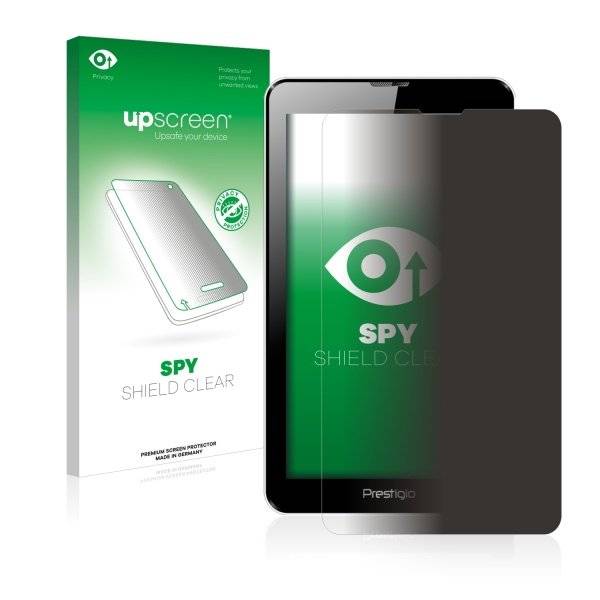upscreen Spy Shield Clear Premium Blickschutzfolie für Prestigio MultiPad Wize 3037