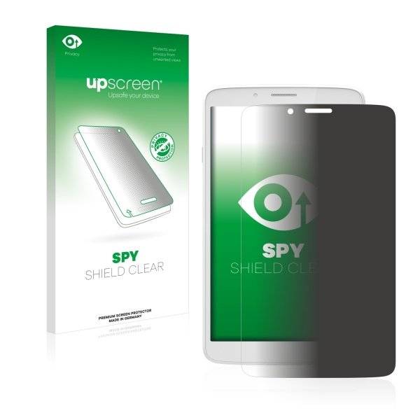 upscreen Spy Shield Clear Premium Blickschutzfolie für Archos 80b Helium