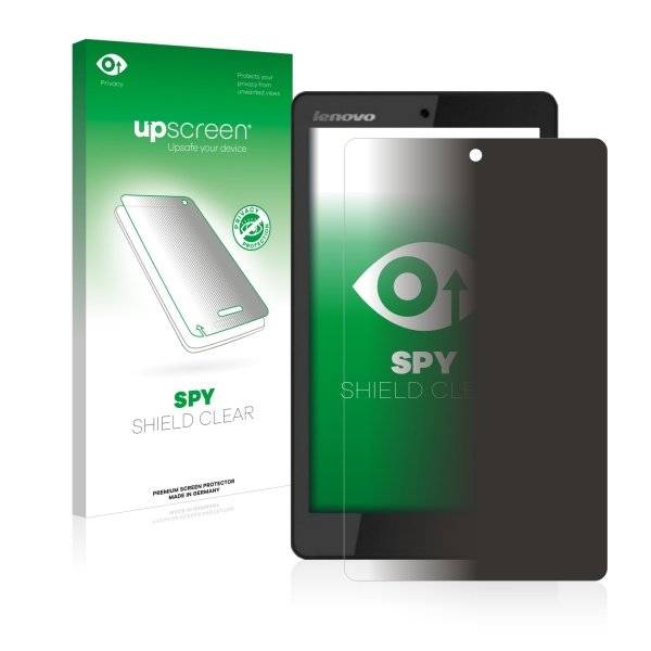 upscreen Spy Shield Clear Premium Blickschutzfolie für Lenovo MIIX 300 8
