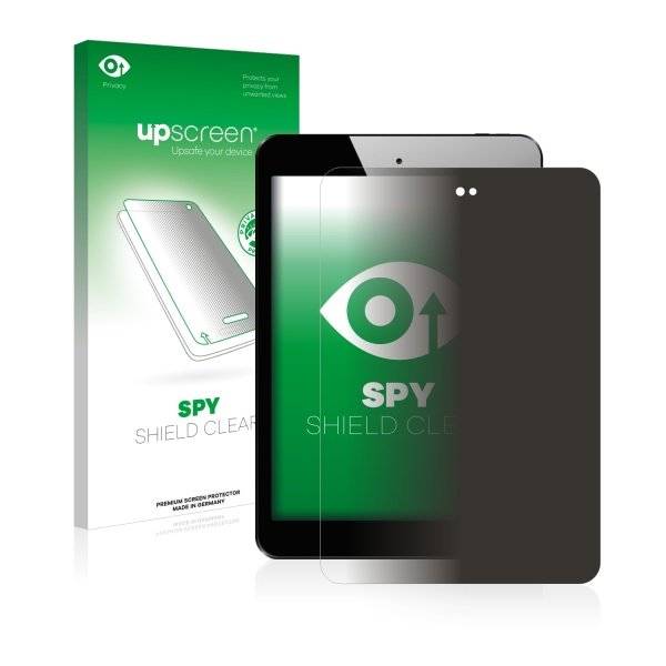 upscreen Spy Shield Clear Premium Blickschutzfolie für Logicom S7842 BT
