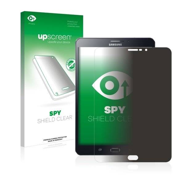 upscreen Spy Shield Clear Premium Blickschutzfolie für Samsung Galaxy Tab S2 8.0 (LTE)