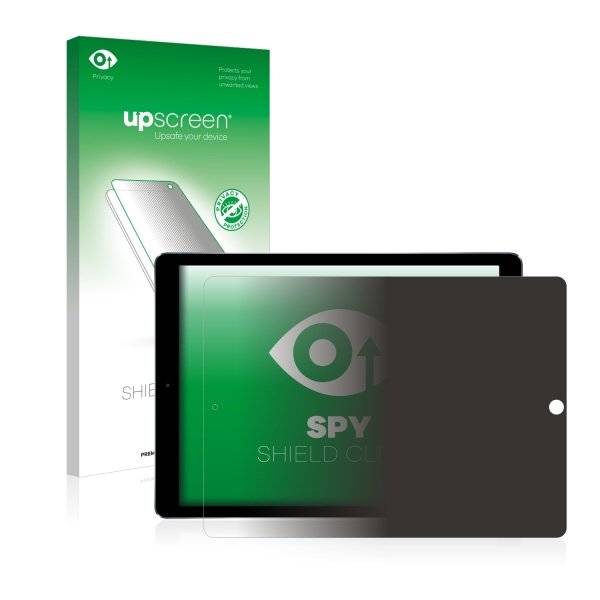 upscreen Spy Shield Clear Premium Blickschutzfolie für Apple iPad Pro 12.9 (im Querformat, 2015)