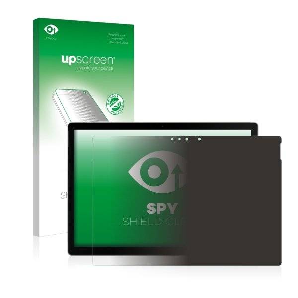 upscreen Spy Shield Clear Premium Blickschutzfolie für Microsoft Surface Book