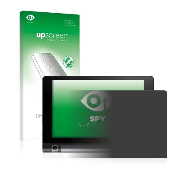 upscreen Spy Shield Clear Premium Blickschutzfolie für Lenovo Yoga Tab 3 850F 850M 850L