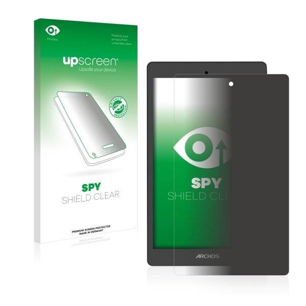 upscreen Spy Shield Clear Premium Blickschutzfolie für Archos 80 Oxygen