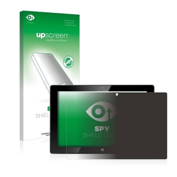 upscreen Spy Shield Clear Premium Blickschutzfolie für GoClever Insignia 2 1010