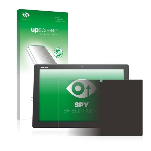 upscreen Spy Shield Clear Premium Blickschutzfolie für Lenovo Miix 510 12