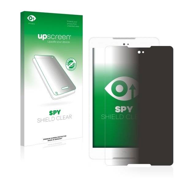 upscreen Spy Shield Clear Premium Blickschutzfolie für BQ Aquaris M8