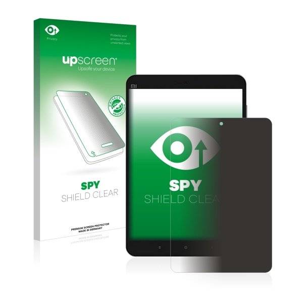 upscreen Spy Shield Clear Premium Blickschutzfolie für Xiaomi Mi Pad 3