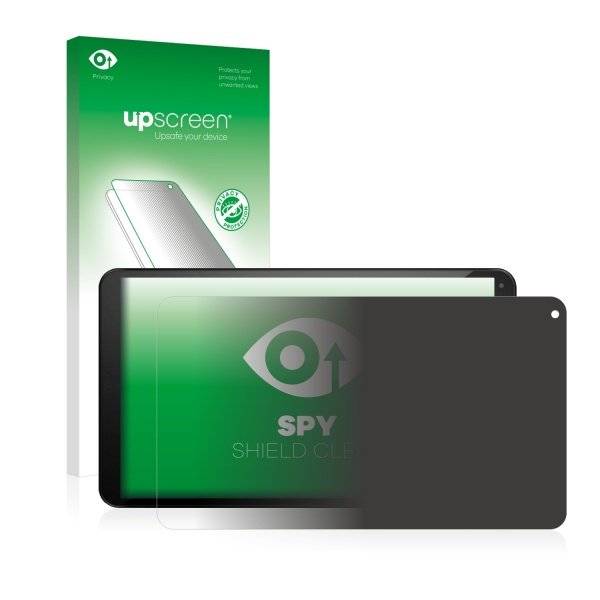 upscreen Spy Shield Clear Premium Blickschutzfolie für Logicom L-ement Tab 1043