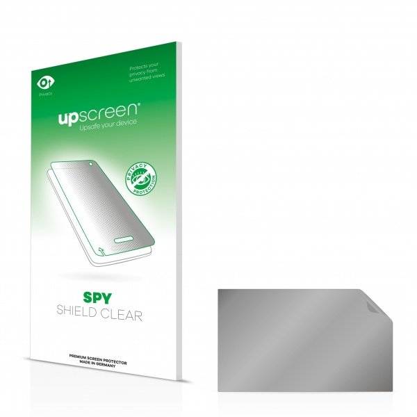 upscreen Spy Shield Clear Premium Blickschutzfolie für Raspberry Pi Touchscreen 5