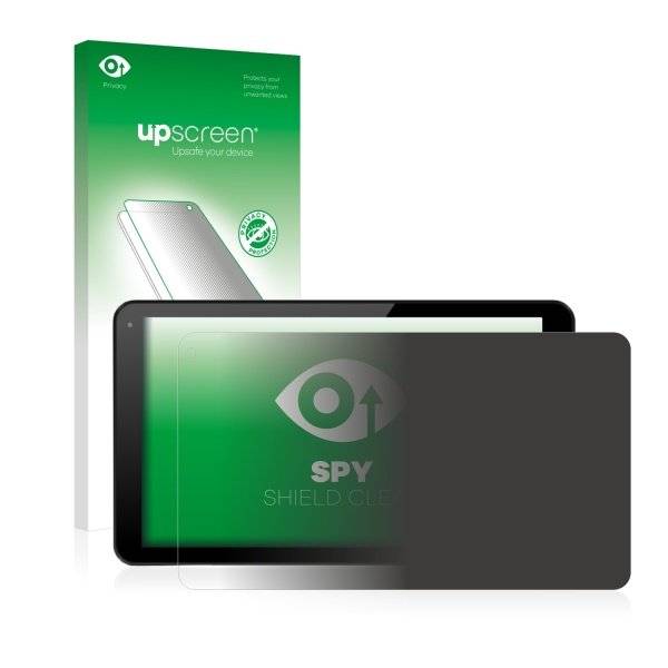 upscreen Spy Shield Clear Premium Blickschutzfolie für Leotec L-Pad Supernova S16 v3