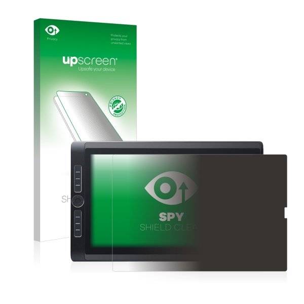 upscreen Spy Shield Clear Premium Blickschutzfolie für Wacom MobileStudio pro 16