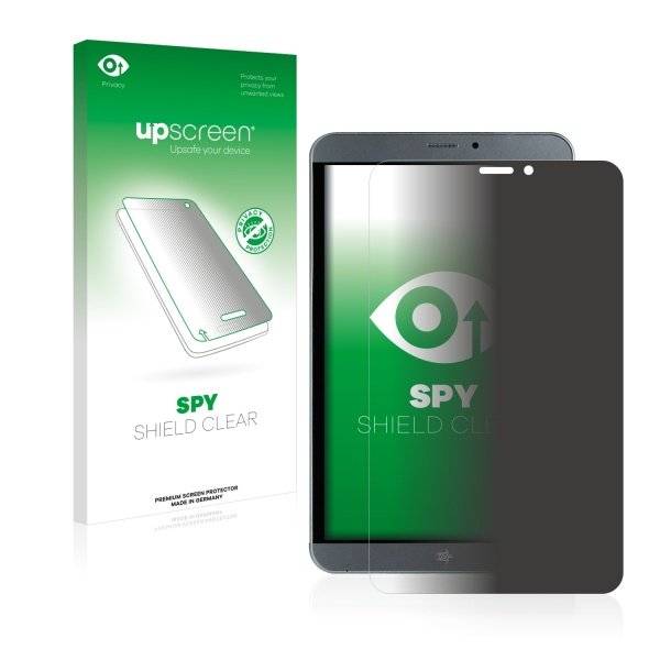 upscreen Spy Shield Clear Premium Blickschutzfolie für Mediacom Smartpad i2 8 M-SP8I2A