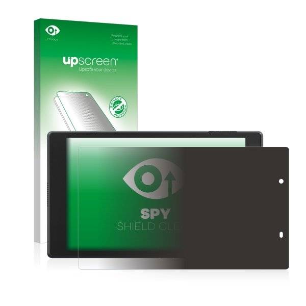 upscreen Spy Shield Clear Premium Blickschutzfolie für Lenovo Tab4 8