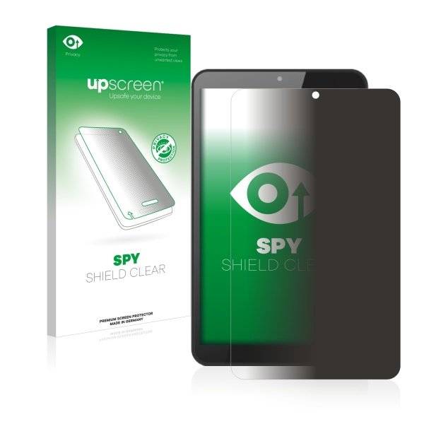 upscreen Spy Shield Clear Premium Blickschutzfolie für Logicom L-ite Tab 870