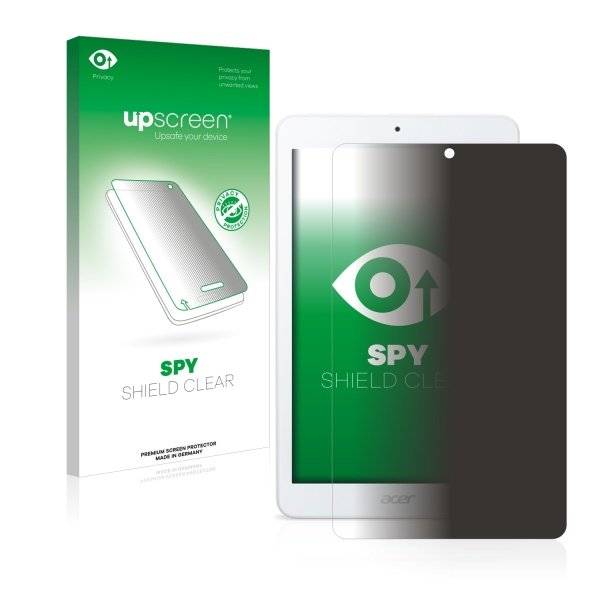 upscreen Spy Shield Clear Premium Blickschutzfolie für Acer Iconia One 8 B1-850