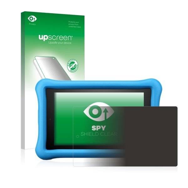 upscreen Spy Shield Clear Premium Blickschutzfolie für Amazon Fire HD 8 Kids Edition (2017)