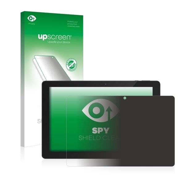 upscreen Spy Shield Clear Premium Blickschutzfolie für Trekstor Suftab Twin 10.1 (2017)