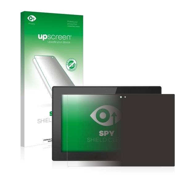 upscreen Spy Shield Clear Premium Blickschutzfolie für Lenovo Tablet 10 (10.1)
