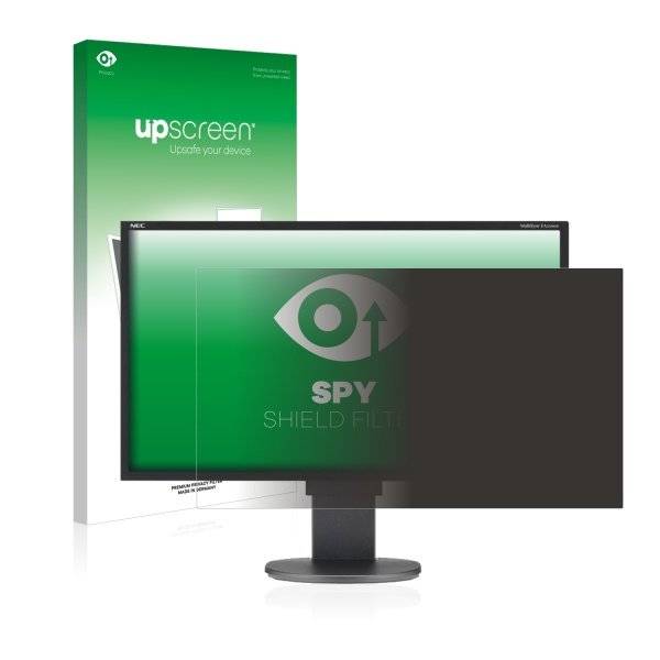 upscreen Spy Shield Filter Premium Blickschutzfilter für NEC MultiSync EA224WMi