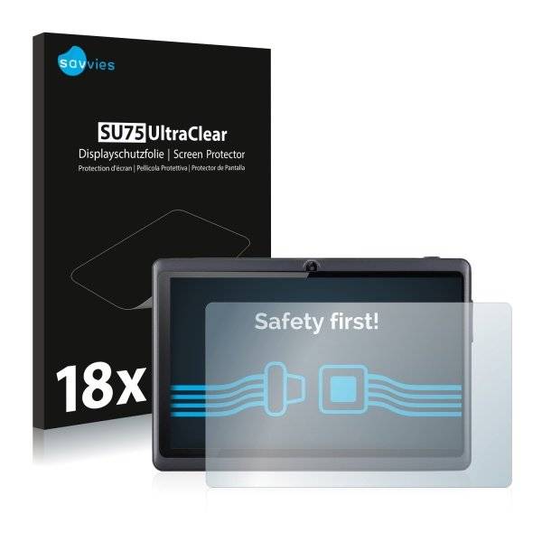 18x Savvies SU75 UltraClear Displayschutzfolie für Ainol Q88