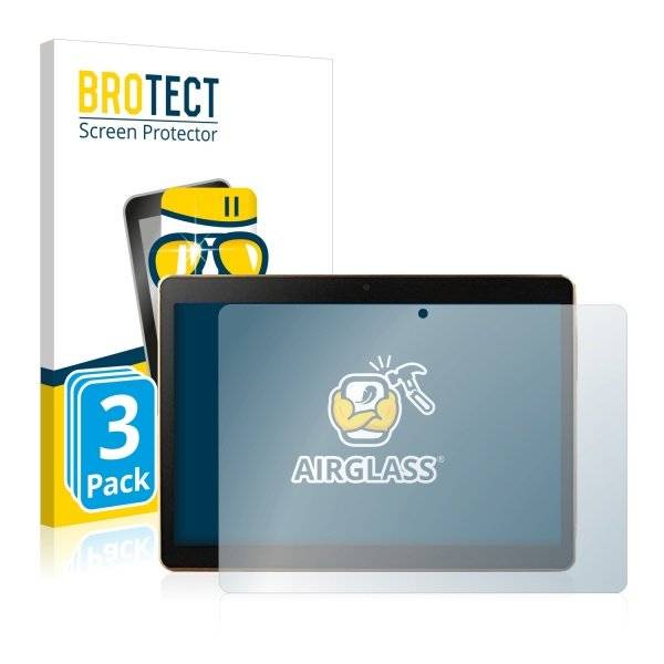 3x BROTECT® AirGlass® Premium Panzerglasfolie Klar für  Acepad A96 9.6