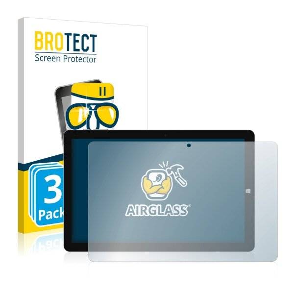 3x BROTECT® AirGlass® Premium Panzerglasfolie Klar für  Chuwi Hi10 Plus