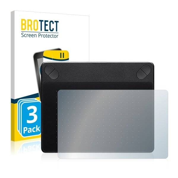 3x BROTECT® AirGlass® Premium Panzerglasfolie Klar für  Wacom Intuos Art S CTH490AK