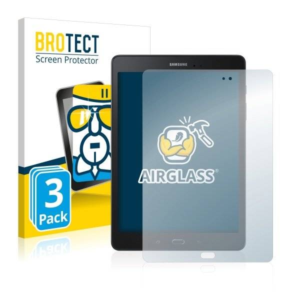 3x BROTECT® AirGlass® Premium Panzerglasfolie Klar für  Samsung Galaxy Tab A 9.7 SM-T555