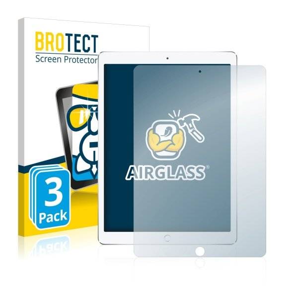 3x BROTECT® AirGlass® Premium Panzerglasfolie Klar für  Apple iPad Pro 10.5 (2017)