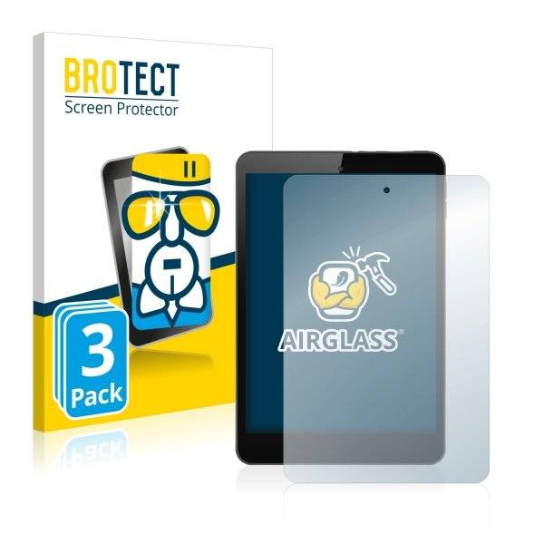 3x BROTECT® AirGlass® Premium Panzerglasfolie Klar für  5-FNF iFive Mini 4S