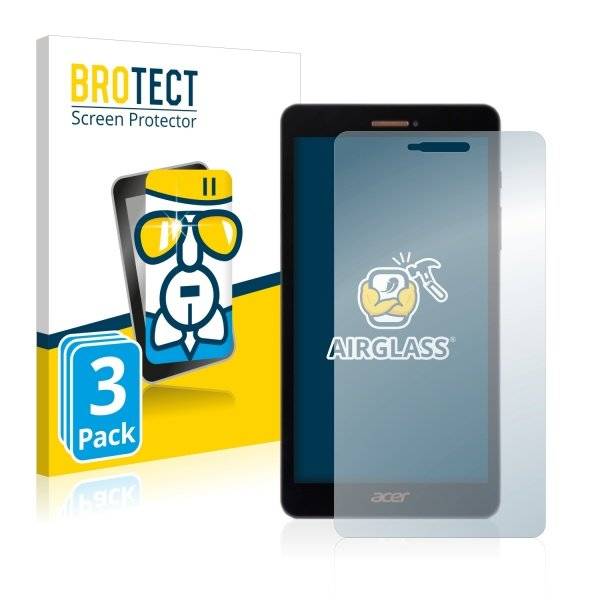 3x BROTECT® AirGlass® Premium Panzerglasfolie Klar für  Acer Iconia Talk S A1-734