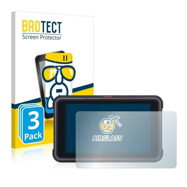 3x BROTECT® AirGlass® Premium Panzerglasfolie Klar für  Atomos Ninja V