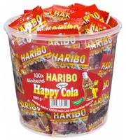 Haribo Happy-Cola, Gummibärchen, 980 g, Cola, Mehrfarbig, 1459 kJ, 343 kcal