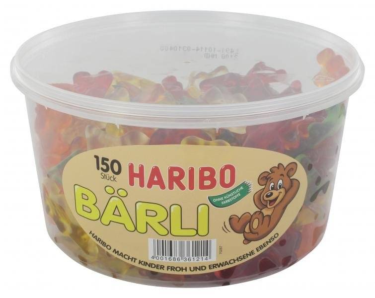 Haribo Bärli 150er Inhalt: 1200g