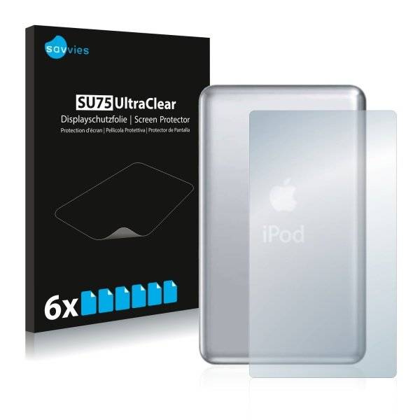 Displayschutzfolie für Apple iPod classic 120 GB 7. Generation, Rückseite