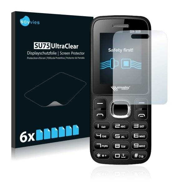 Displayschutzfolie für Simvalley Mobile SX-305