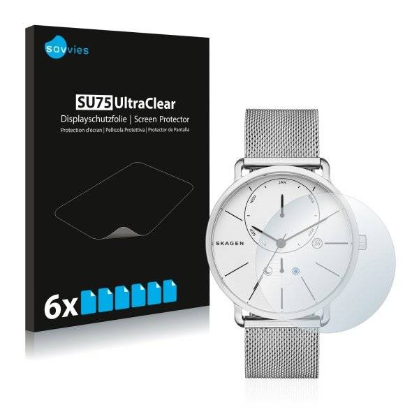 Displayschutzfolie für Skagen Hagen Connected Hybrid Smartwatch (42 mm)