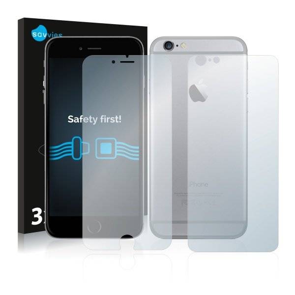 Displayschutzfolie für Apple iPhone 6S Plus (Vorder + Rückseite)