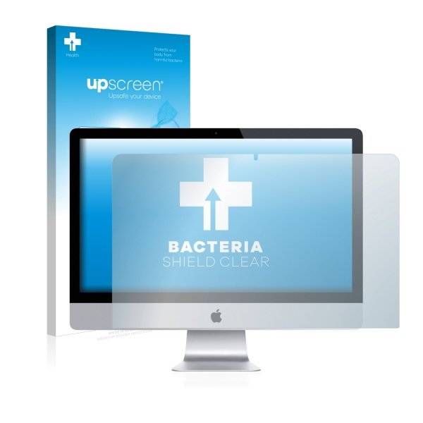 upscreen Bacteria Shield Clear Premium Displayschutzfolie für Apple iMac 21.5 7. Generation