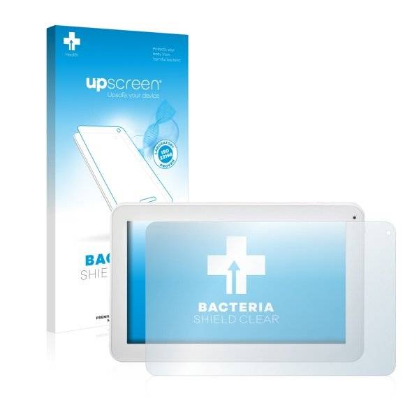 upscreen Bacteria Shield Clear Premium Displayschutzfolie für Polaroid Tablet 10.1 16 Go (2013)