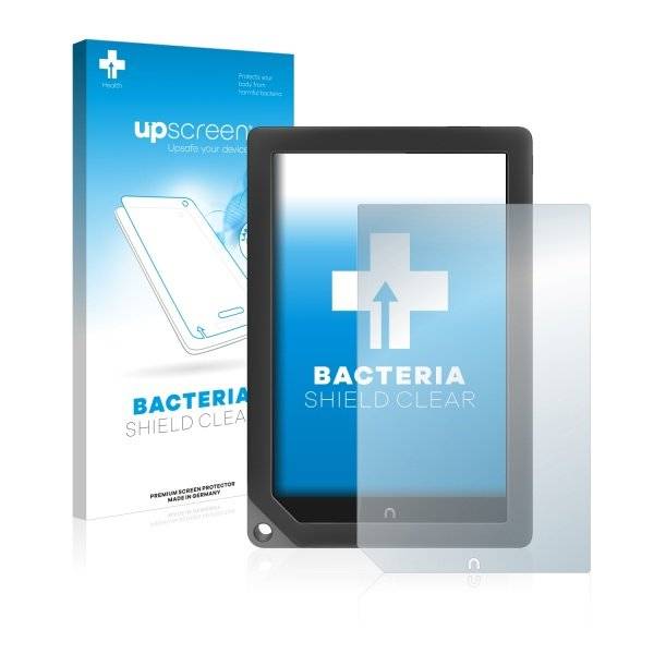 upscreen Bacteria Shield Clear Premium Displayschutzfolie für Barnes & Noble Nook HD+ 9