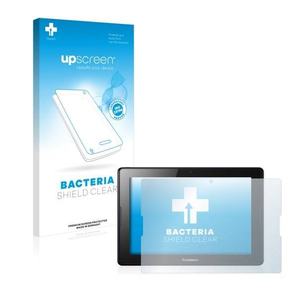 upscreen Bacteria Shield Clear Premium Displayschutzfolie für Lenovo Tab A7600-H Wi-Fi + 3G