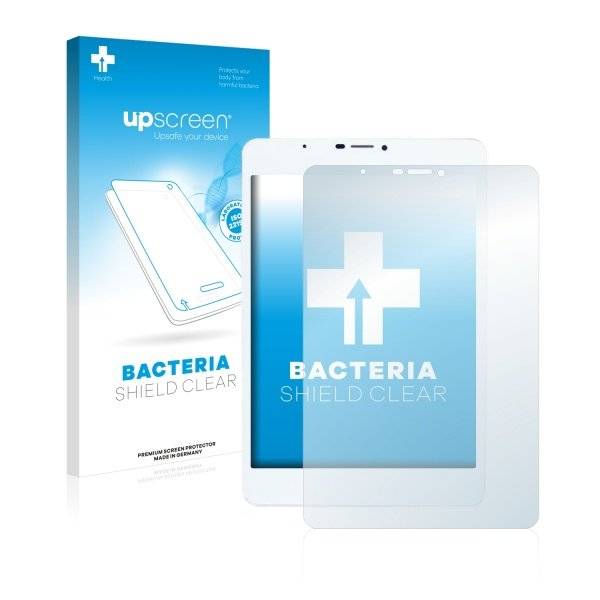 upscreen Bacteria Shield Clear Premium Displayschutzfolie für Mediacom SmartPad 8.0 S2