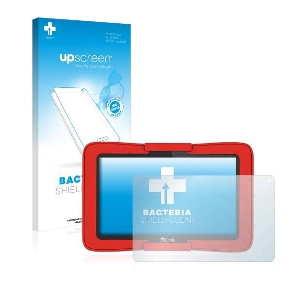 upscreen Bacteria Shield Clear Premium Displayschutzfolie für Kurio Tab Motion C14100