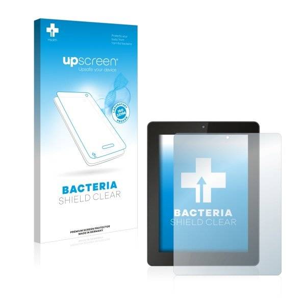 upscreen Bacteria Shield Clear Premium Displayschutzfolie für Prestigio MultiPad 4 Ultra Quad 8.0