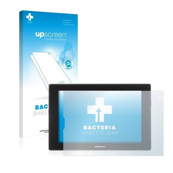 upscreen Bacteria Shield Clear Premium Displayschutzfolie für Medion Lifetab P8912 (MD99066)