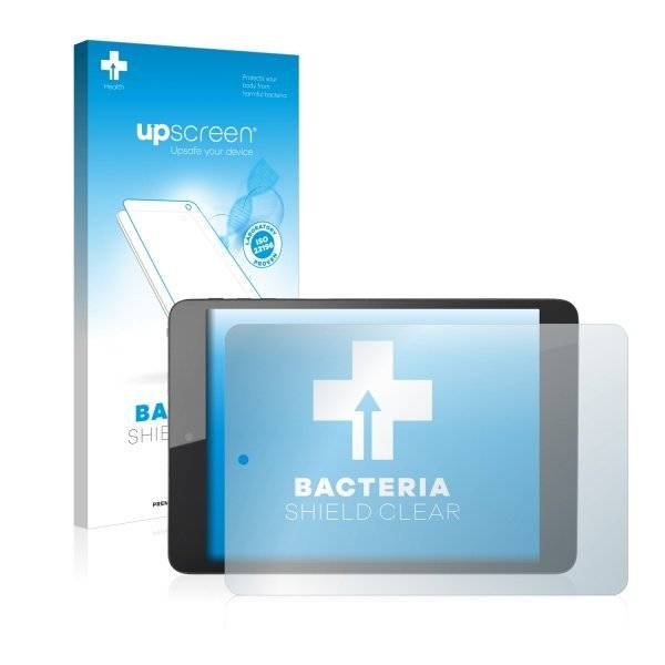 upscreen Bacteria Shield Clear Premium Displayschutzfolie für Brondi Surfing Tab 785 Quad
